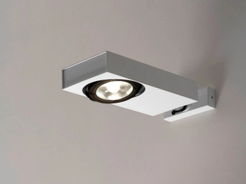 SISTEMA BRICK - LED wall-mounted adjustable aluminium spotlight by Martinelli Luce - view 3